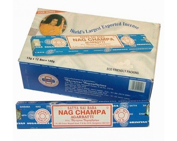 Благовония Наг Чампа Nag Champa Satya 15гр