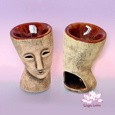 Аромалампа Маска 12,5см керамика
