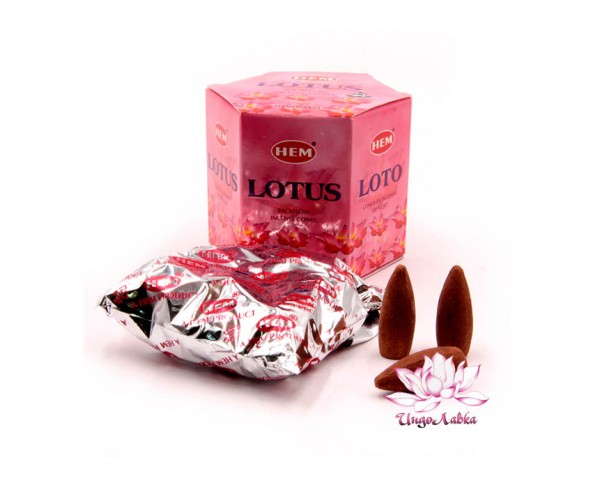 Конусы обратной тяги (стелющийся дым) Лотос Lotus HEM 40шт