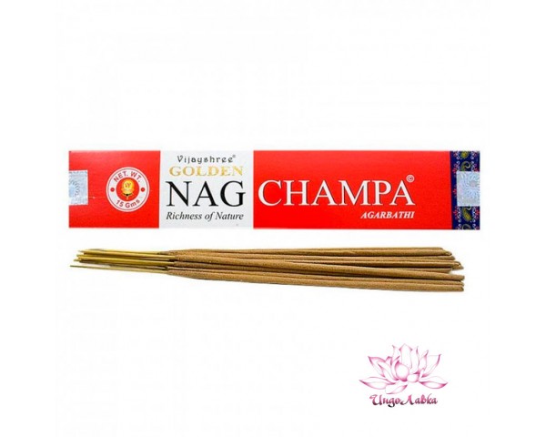 Благовония Золотая НагЧампа Golden NagChampa, Vijayshree 15 гр