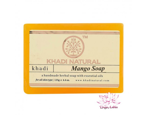 Мыло Манго Mango Khadi Natural 125гр холодный отжим