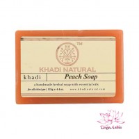 Мыло Персик Peach Khadi Natural 125гр холодный отжим