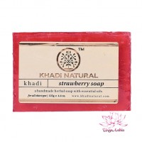 Мыло Клубника Strawberry Khadi Natural 125гр холодный отжим