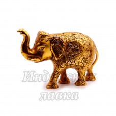 Статуэтка Слон в попоне, силумин, 10cm*15cm 321 гр