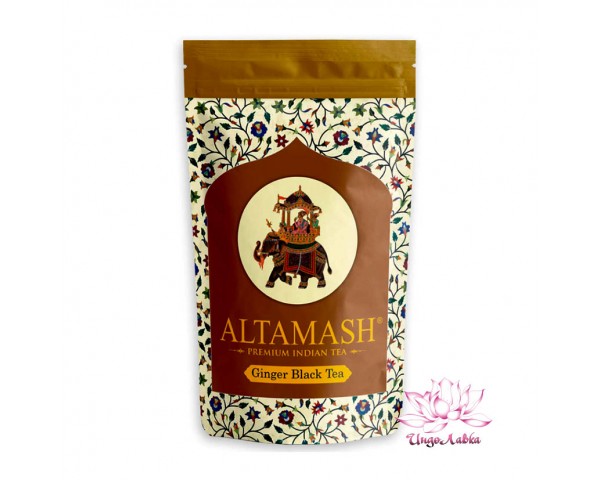 Чёрный индийский байховый чай с имбирём «Altamash» 200г высший сорт