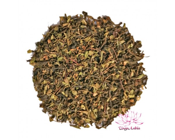 Купаж: зелёный листовой чай и Тулси Altamash, Индия, 100г Сорт: высший