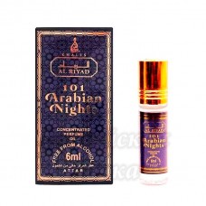Арабские Масляные Духи 101 Arabian Nights Арабская ночь, женские, 6 мл, AL-REHAB