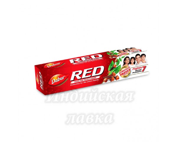 КРАСНАЯ ЗУБНАЯ ПАСТА РЭД(DABUR RED) Индийская, 200гр